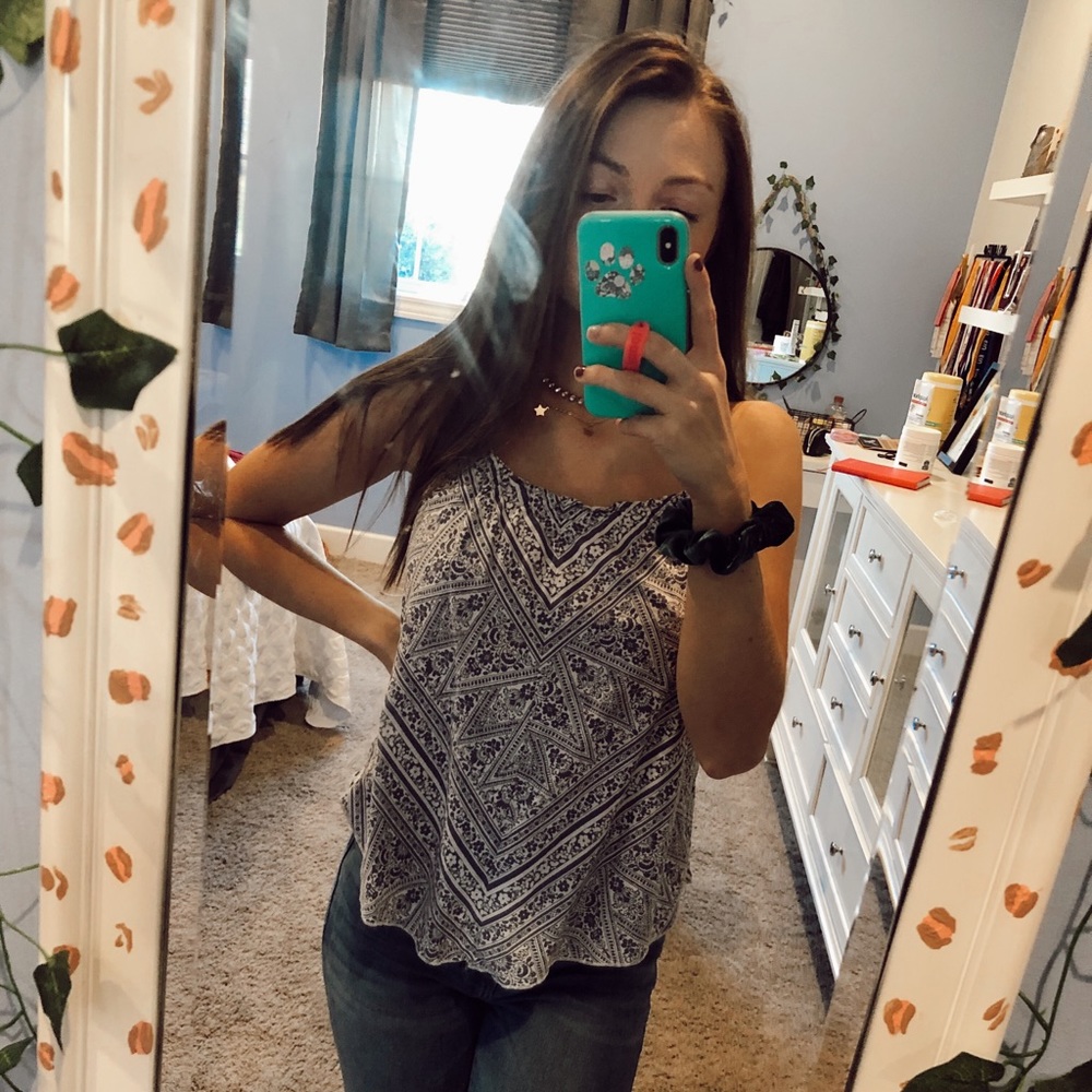 plaid tank